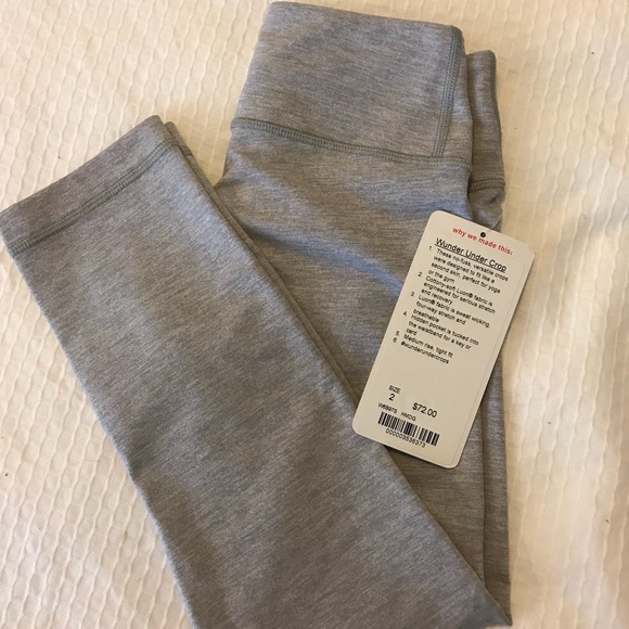 lululemon athletica Pants - Lululemon wunder under crop size 2